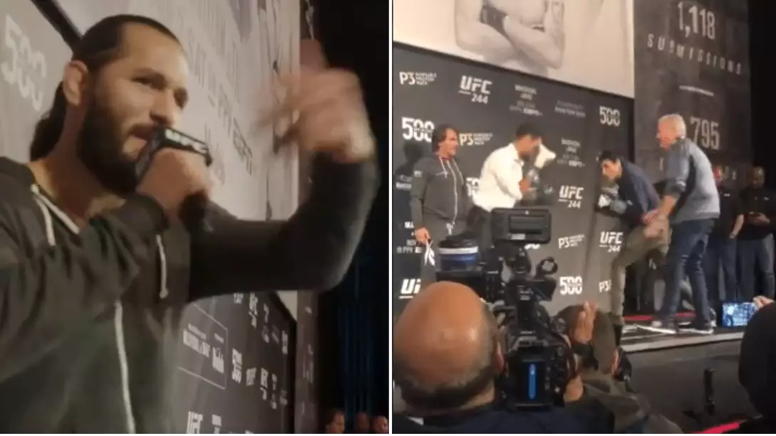 Jorge Masvidal Picked Out Fans And Had Them Fight Each Other During His Open Workout 