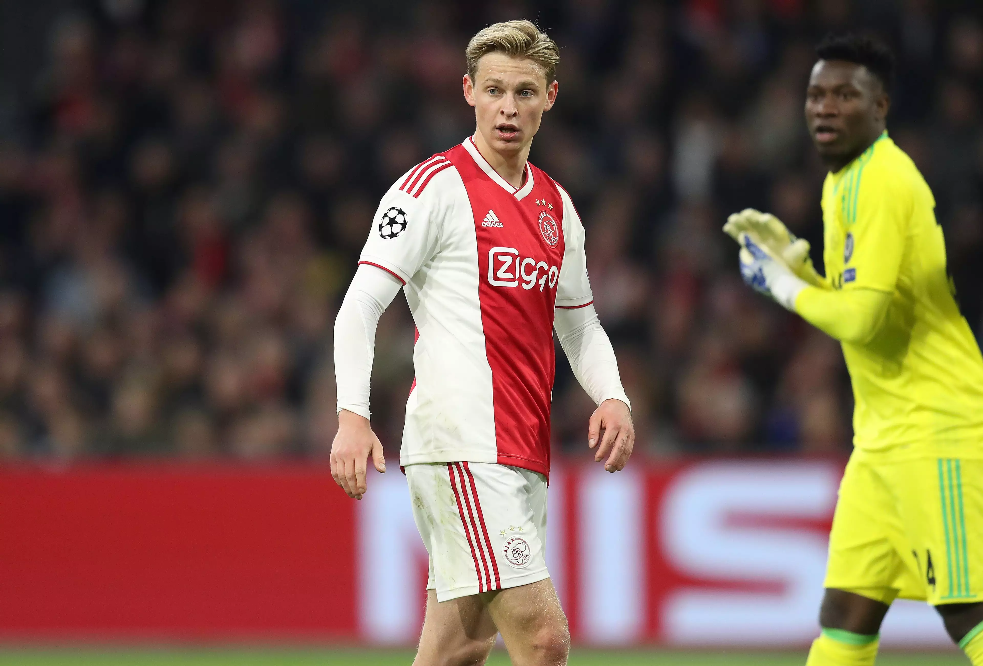 De Jong's breakout season for Ajax earned him a move to Barcelona and a place in the top 10. Image: PA Images