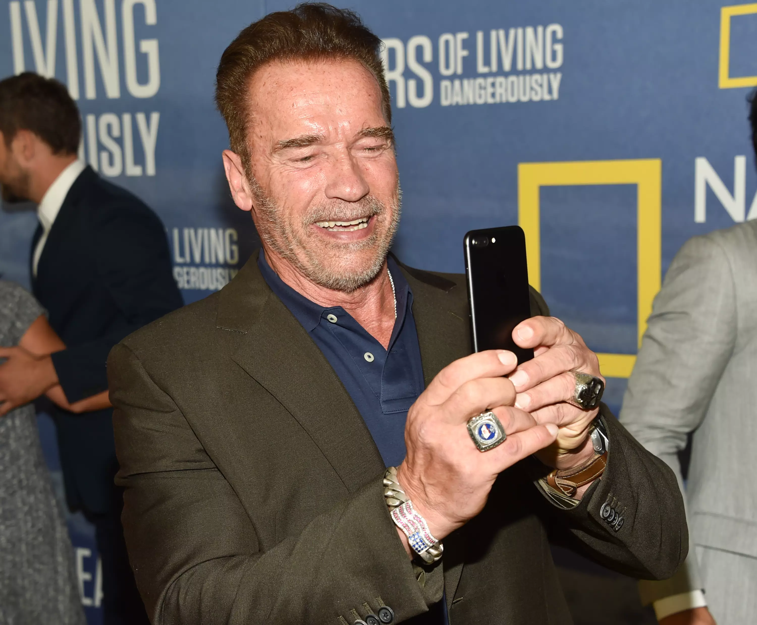 Arnold Schwarzenegger Just Got His Bodyguard Out Of A Fine By Having A Selfie