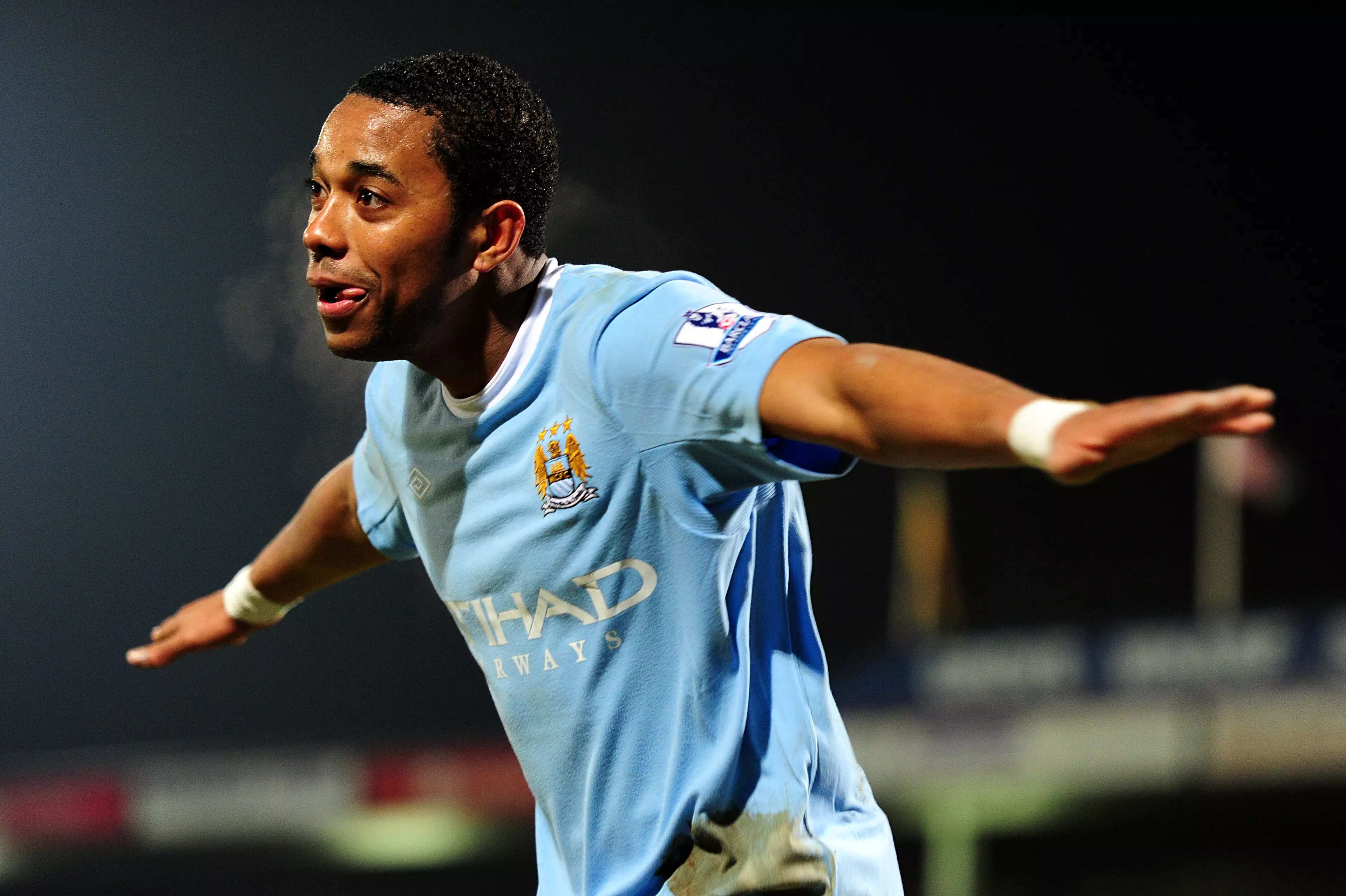 Adriano could have joined Robinho at the Etihad. Image: PA Images