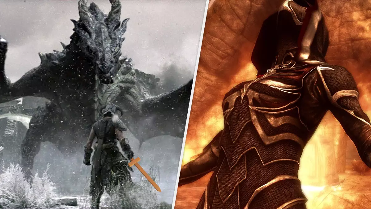 ‘Skyrim’ Player Transforms Wooden Sword Into The Most OP Weapon We’ve Ever Seen