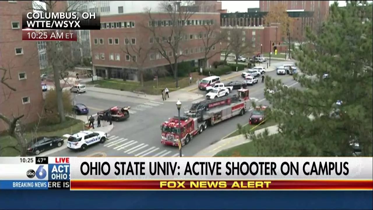 Knifeman Shot Dead On Campus At Ohio State University