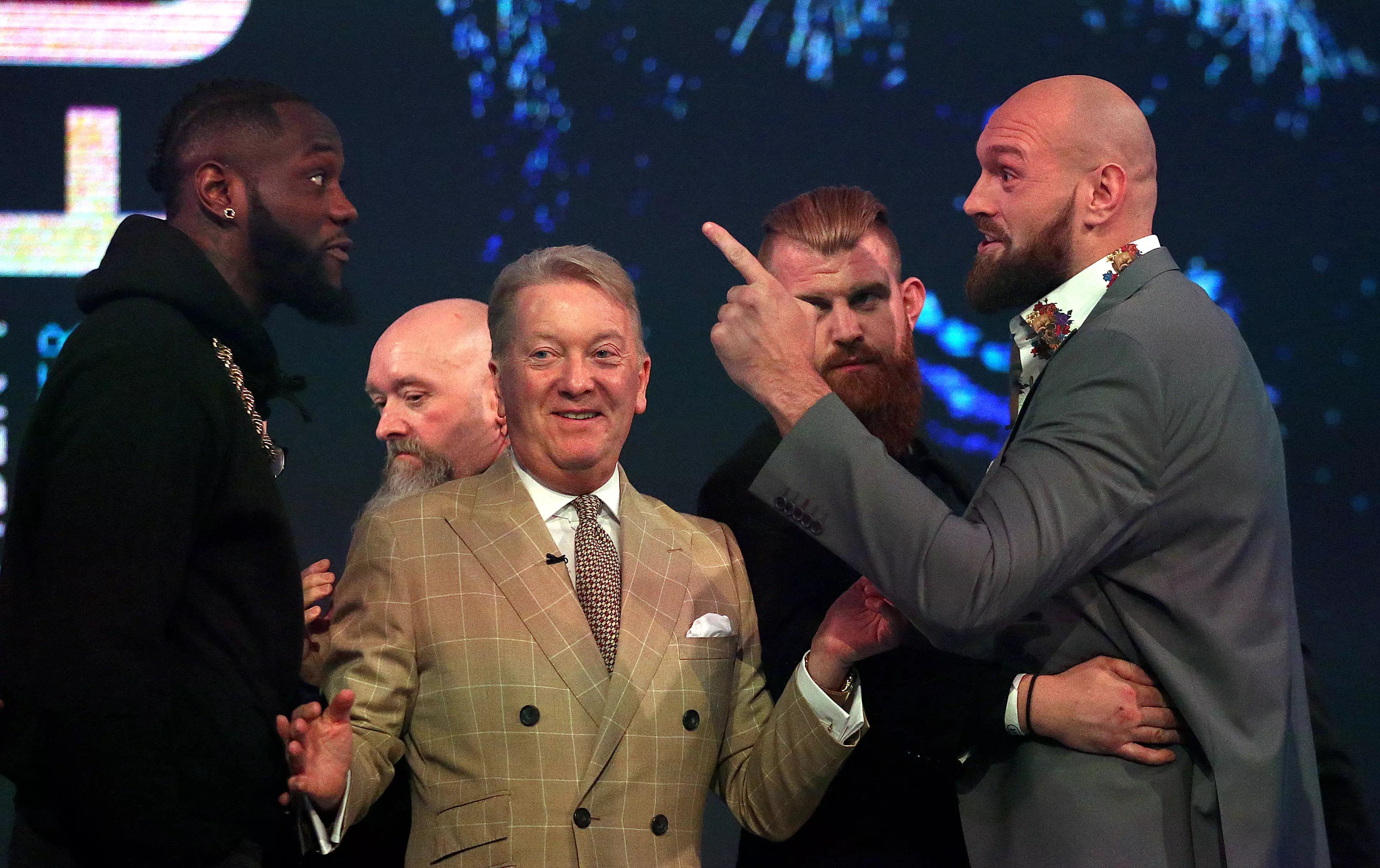 Wilder and Fury have clashed at the pre-fight engagements.
