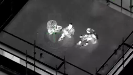 Police Helicopter Used Night Vision To Find Three Blokes Having Illegal Sesh On Rooftop 