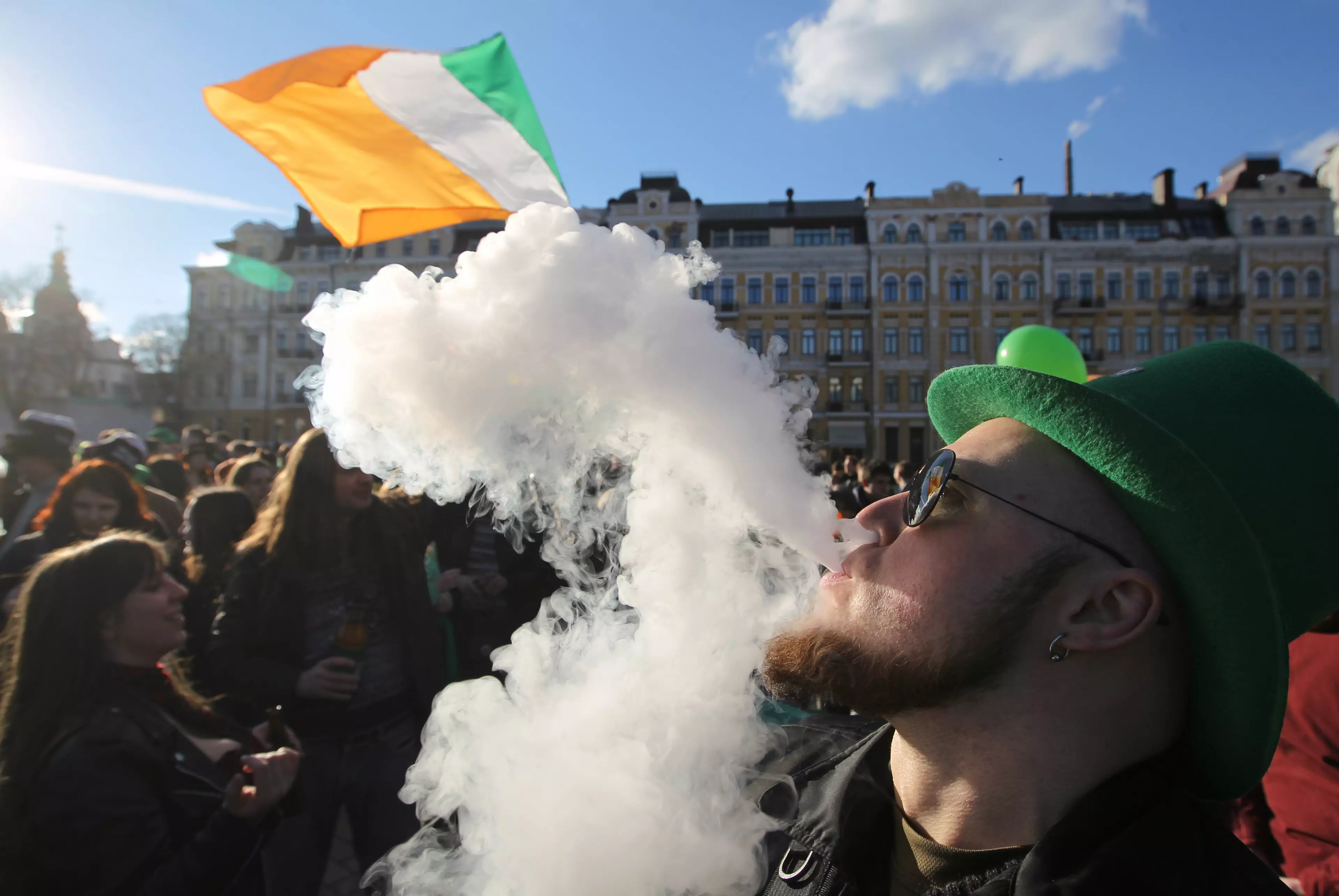 St Patrick's Day was celebrated at parades across the world.