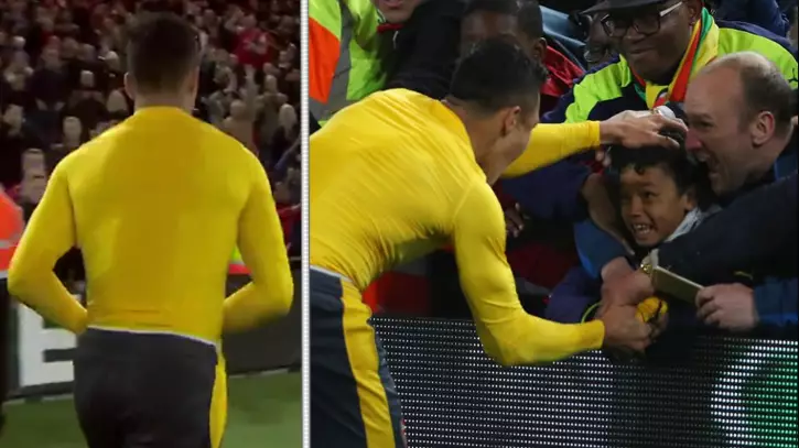 WATCH: The Brilliant Moment Alexis Sanchez Gave His Shirt To A Young Fan