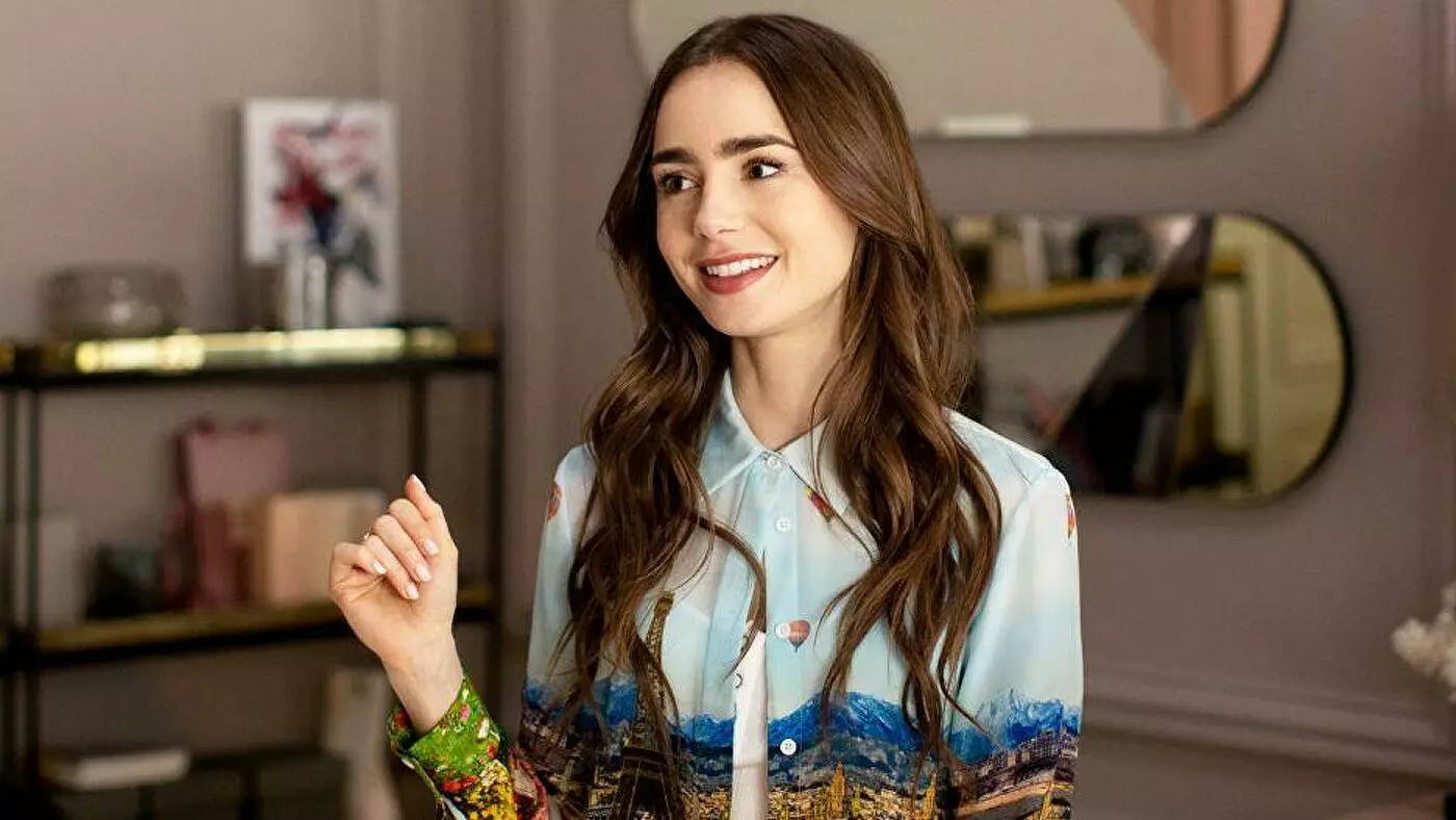 Lily Collins says her character Emily Cooper is 22 (