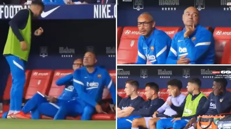 Bizarre Barcelona Bench Footage Increases Pressure On Ronald Koeman