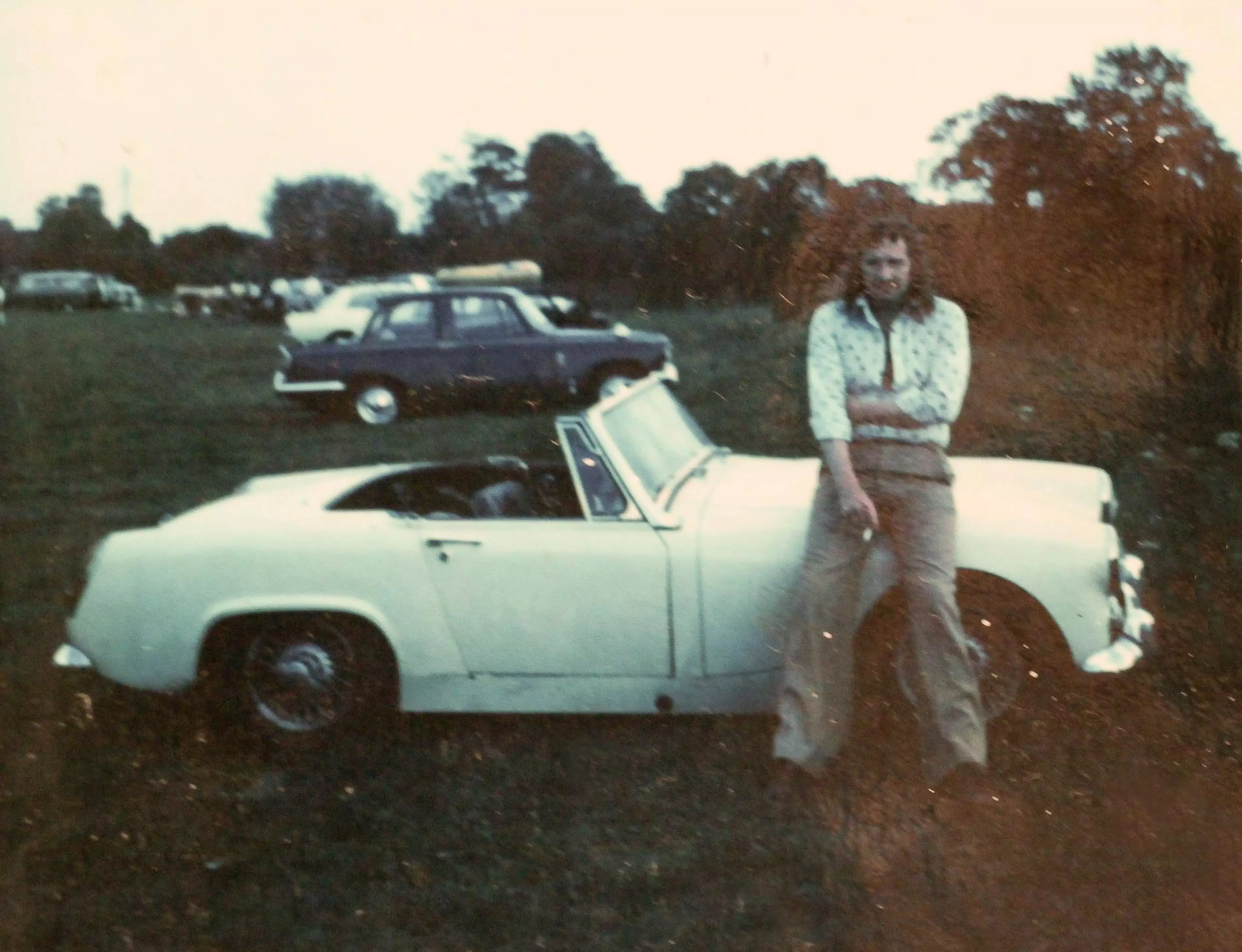 Keith Allies aged 30 at the Pitchcroft fair in the summer of 1974.
