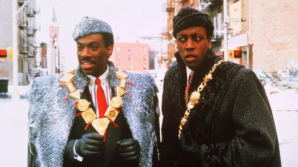 Eddie Murphy and Arsenio Hall in the 1988 flick.
