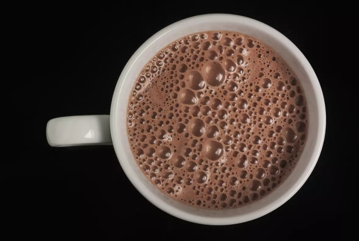 Stock image of hot chocolate.