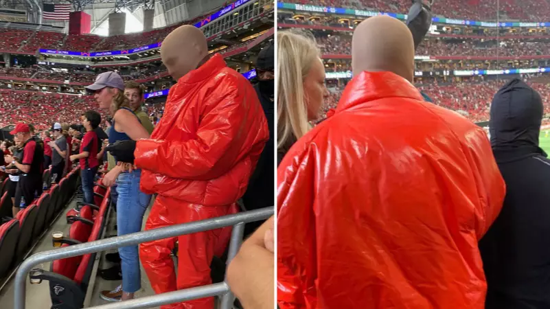 Kanye West Spotted In Crowd During Atlanta United vs Columbus Crew Game At Mercedes-Benz Stadium