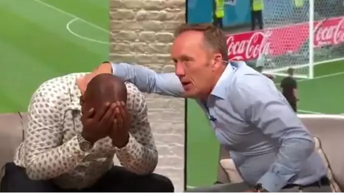 Ian Wright Reacts Like Everyone Else During The Penalty Shootout And It's Gold 