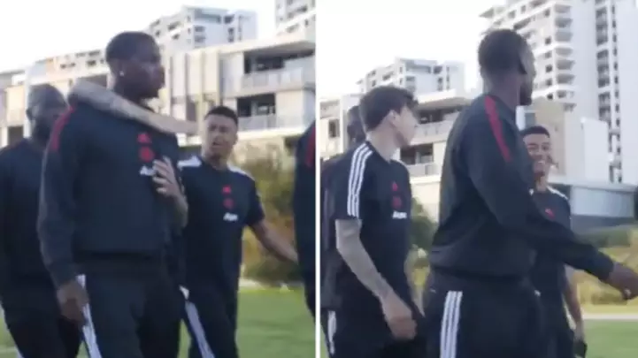 The Full Version Of 'Clash' Between Paul Pogba And Jesse Lingard Shows Them Joking Around