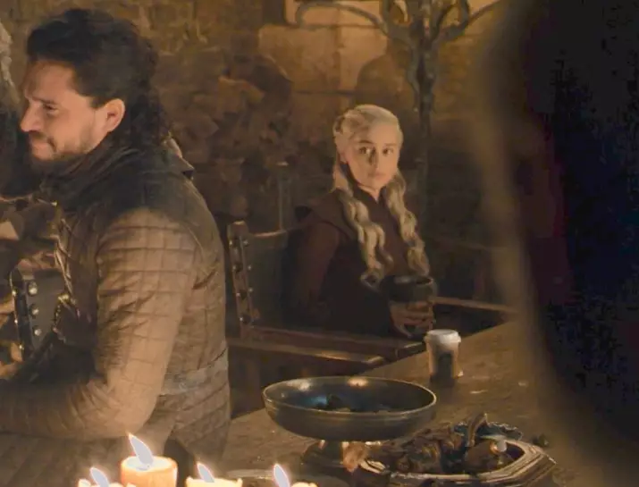 The Game of Thrones cast have been blaming each other for the misplaced coffee cup.