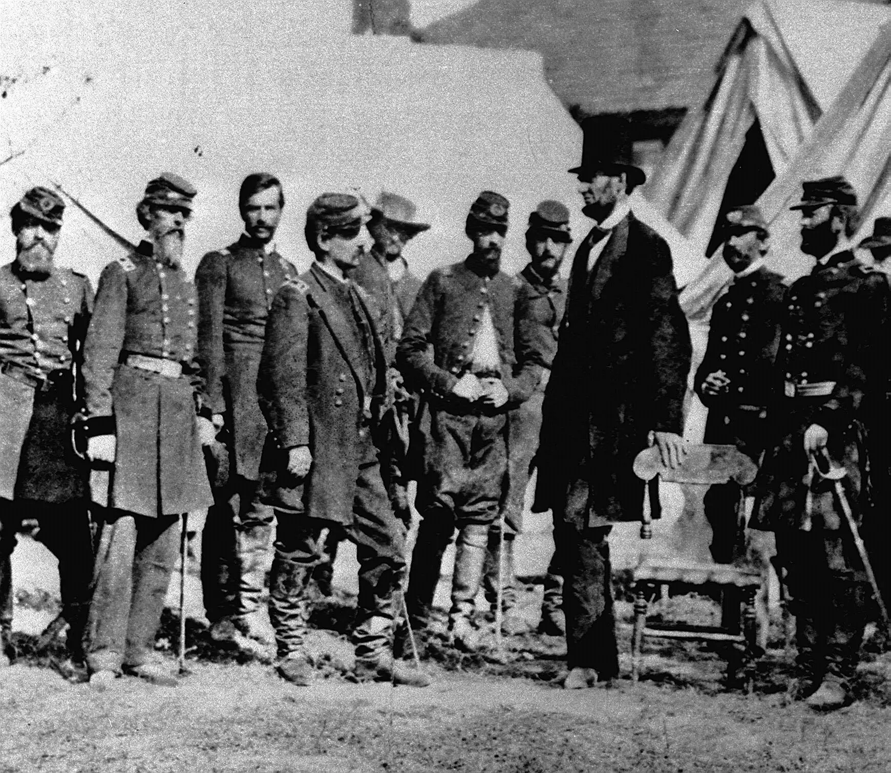 President Lincoln during American Civil War
