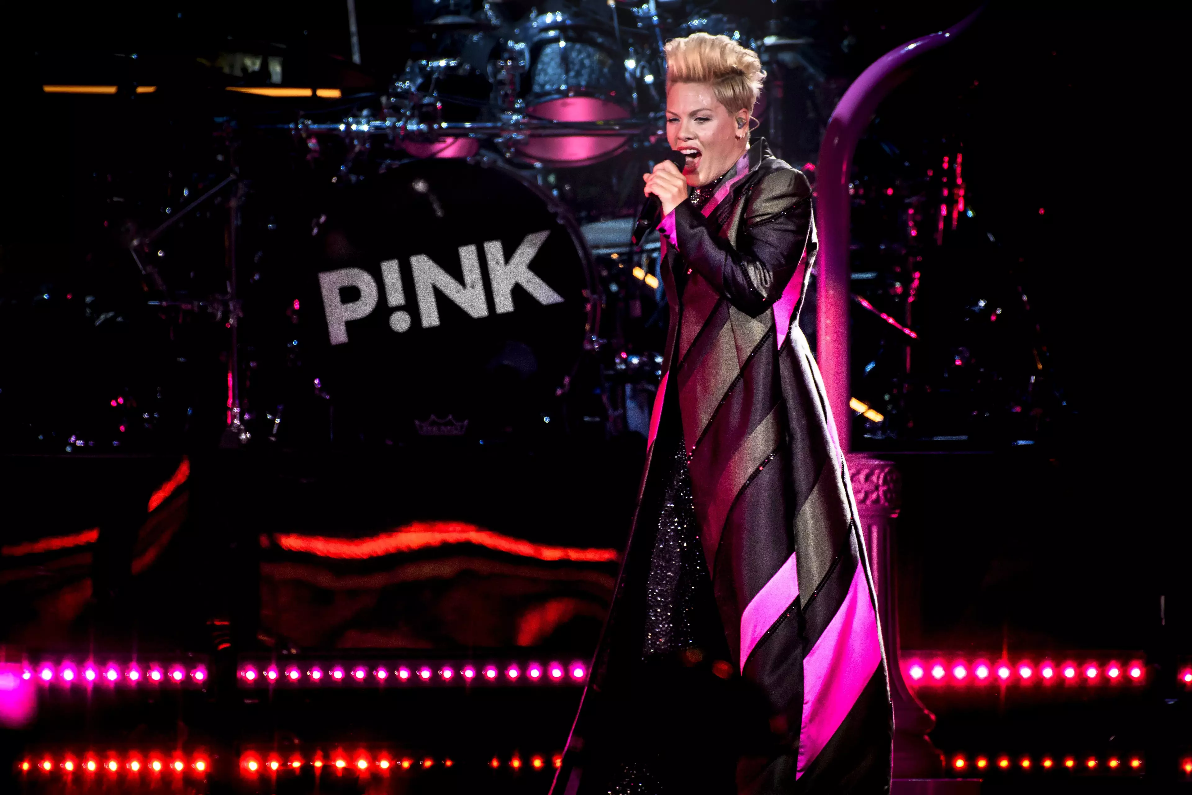 Singer Pink also joined the online protests against the new abortion laws.