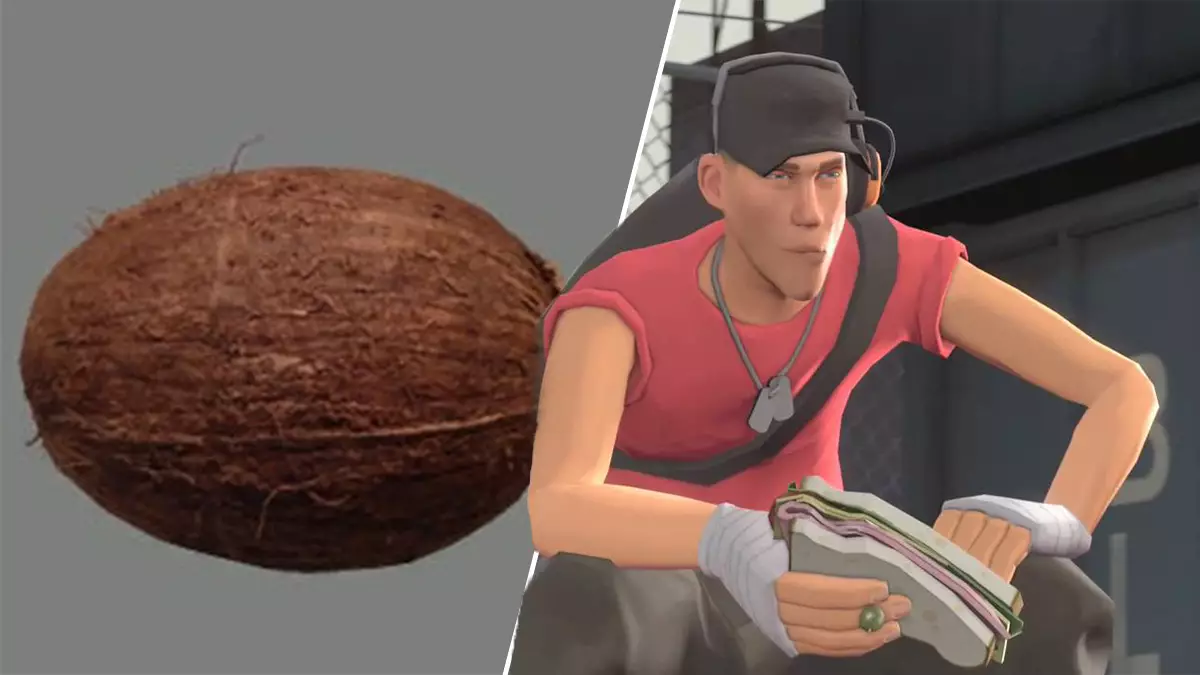 Entire 'Team Fortress 2' Game Apparently Held Together By Single Coconut JPG