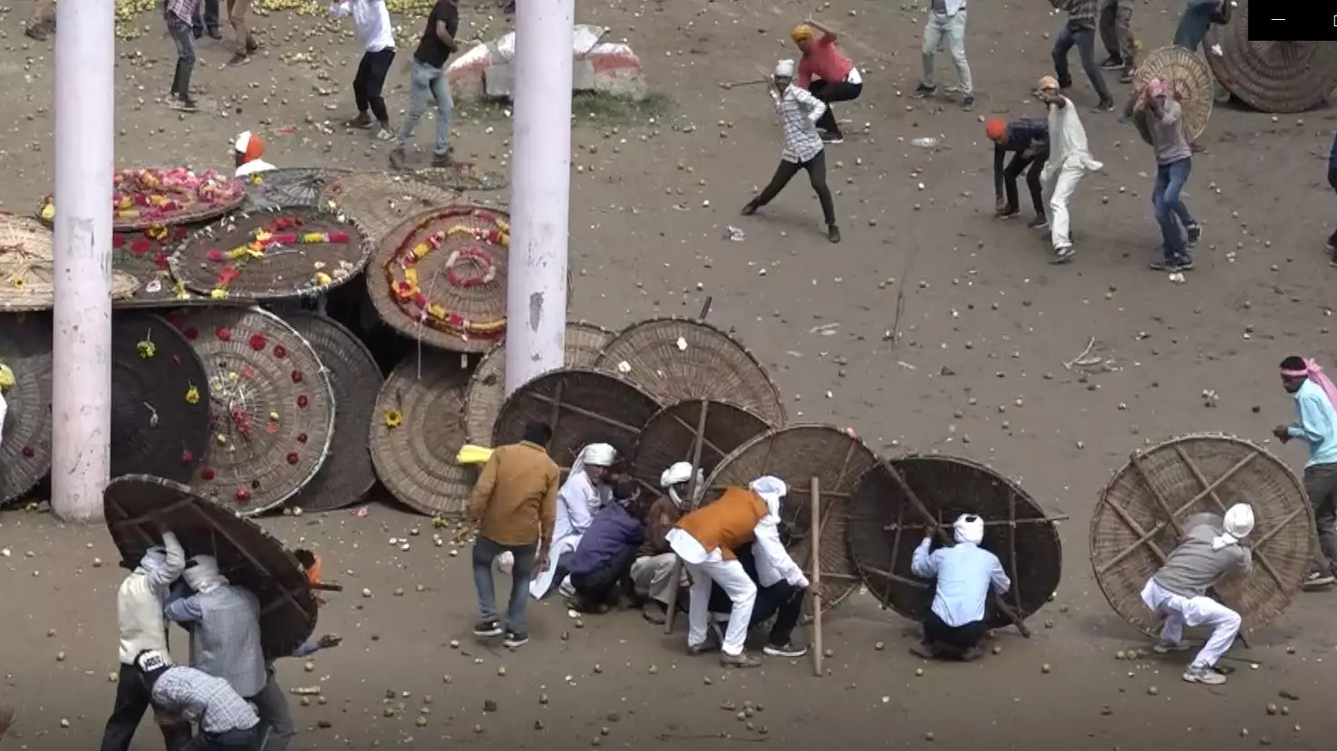 Over 120 People Injured At Indian Stone-Pelting Festival