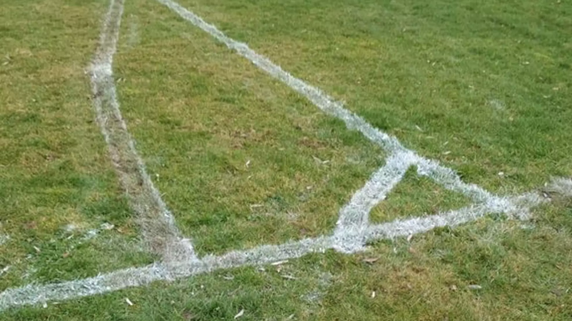 Contractor's Wonky Football Pitch Lines Go Viral As Council Responds 'Everyone Has To Start Somewhere'
