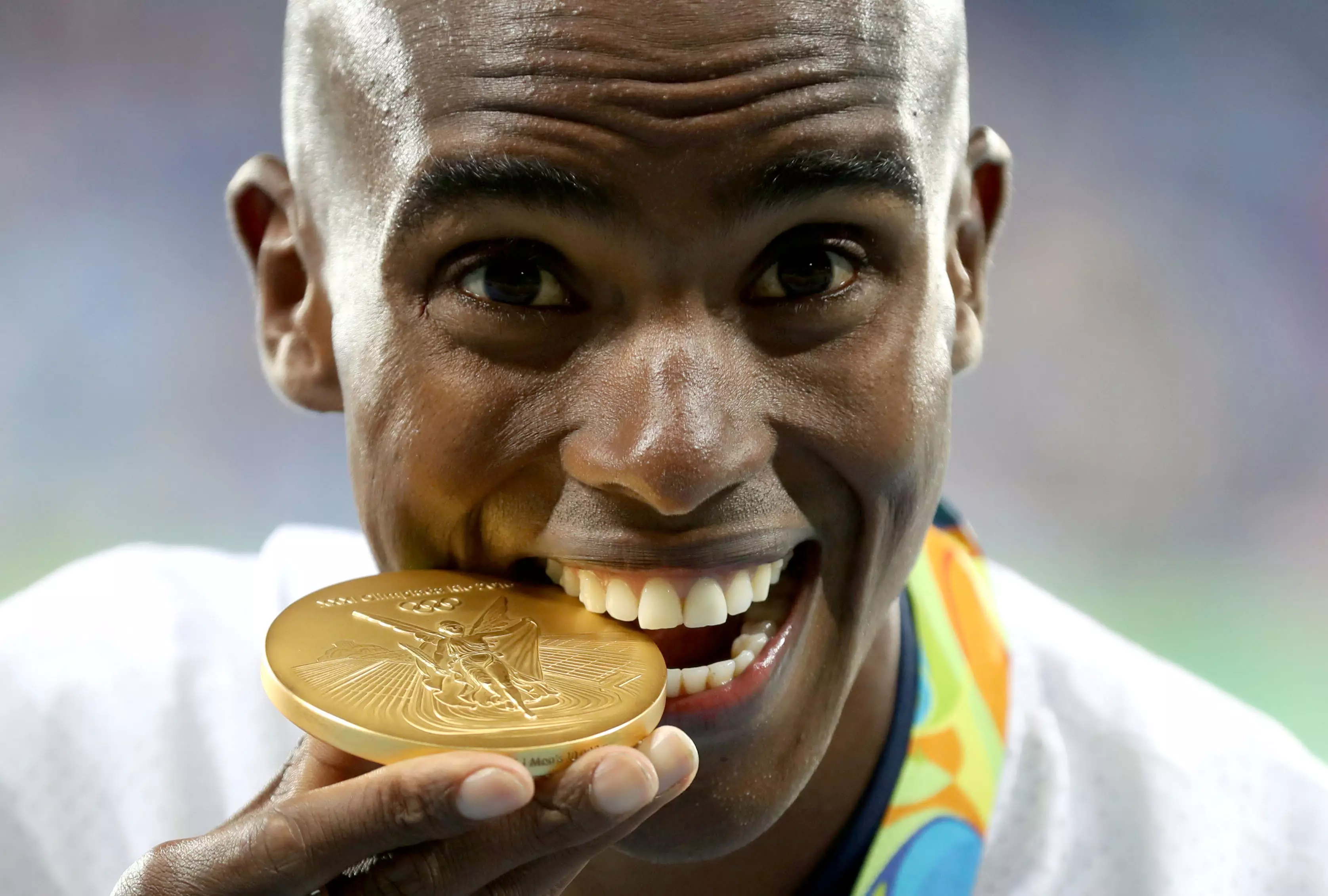 Mo Farah Wins A Gold For Great Britain In The Men's 10,000m  