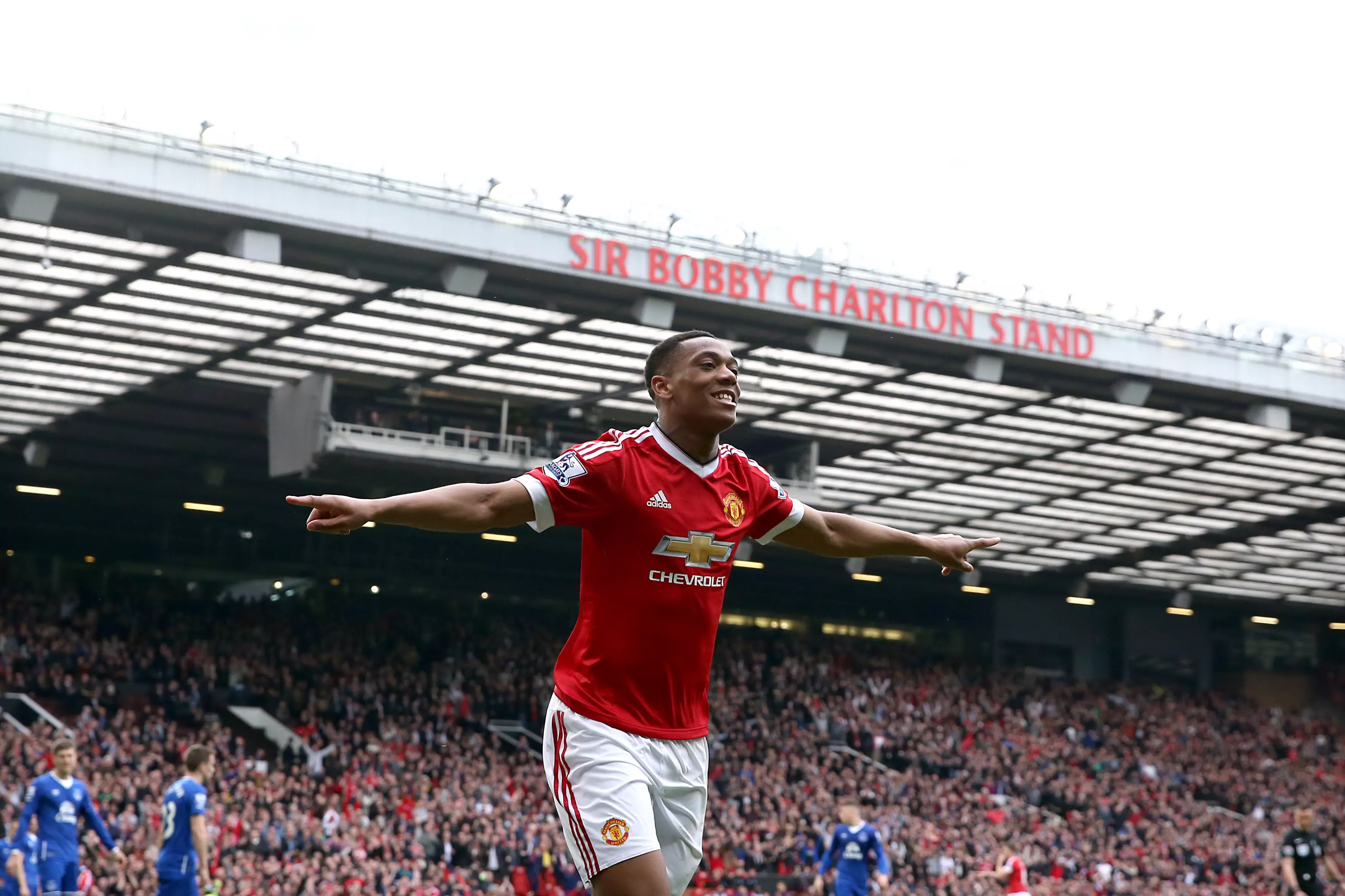 Martial enjoyed a flying start at Old Trafford. Image: PA Images.