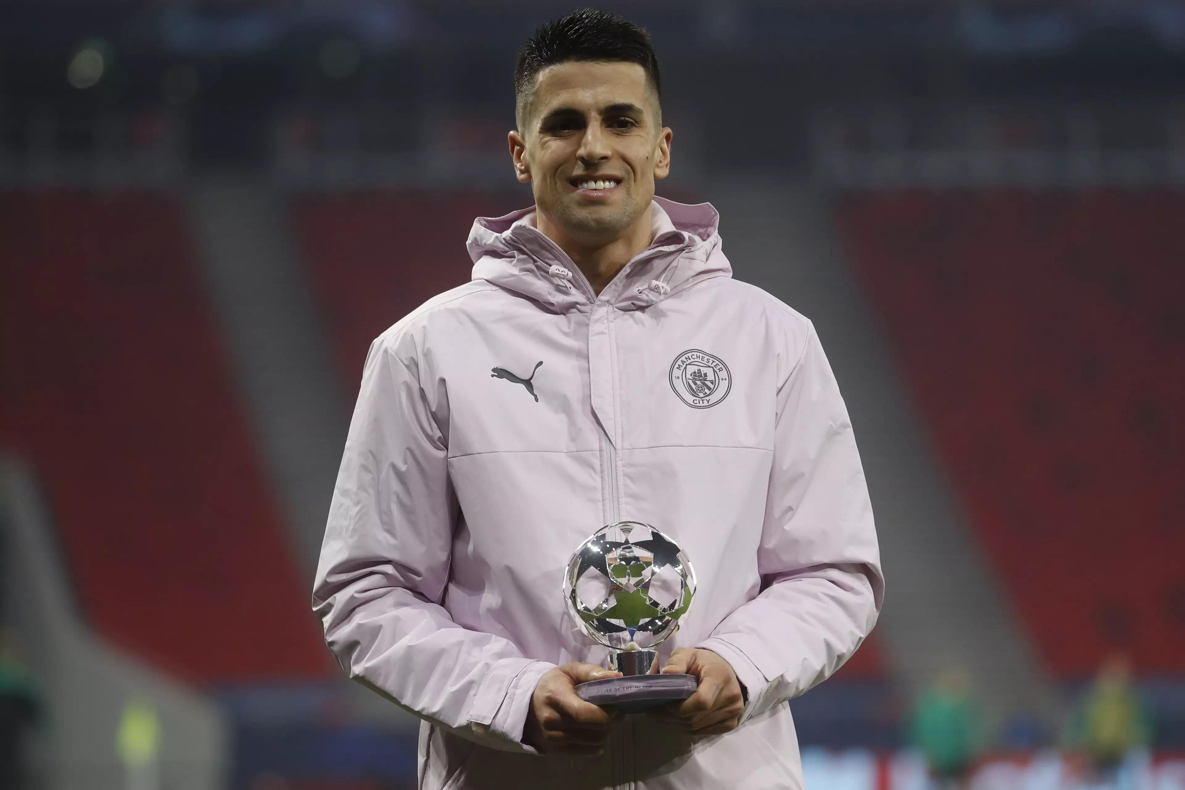 Cancelo won the man of the match award in the Champions League recently. Image: PA Images