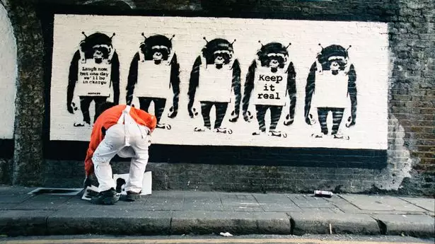 First Pictures Of Banksy Are To Be Released By Long-Time Collaborator