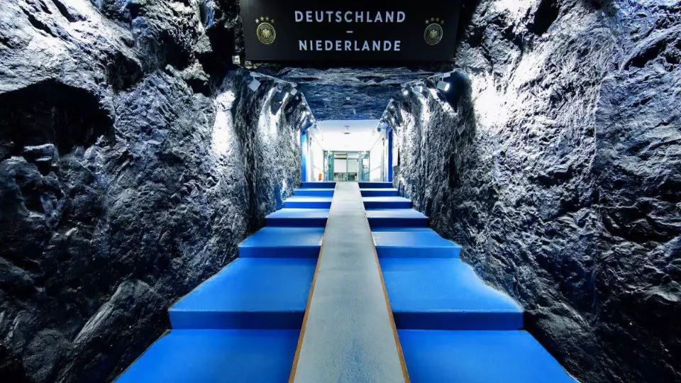 The Tunnel At The Veltins Arena For Germany vs. The Netherlands Is Actually Incredible 