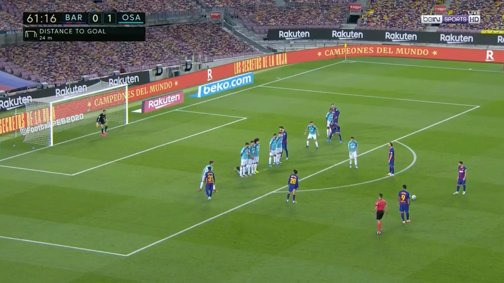 Lionel Messi Scores Another Glorious Free-Kick For Barcelona