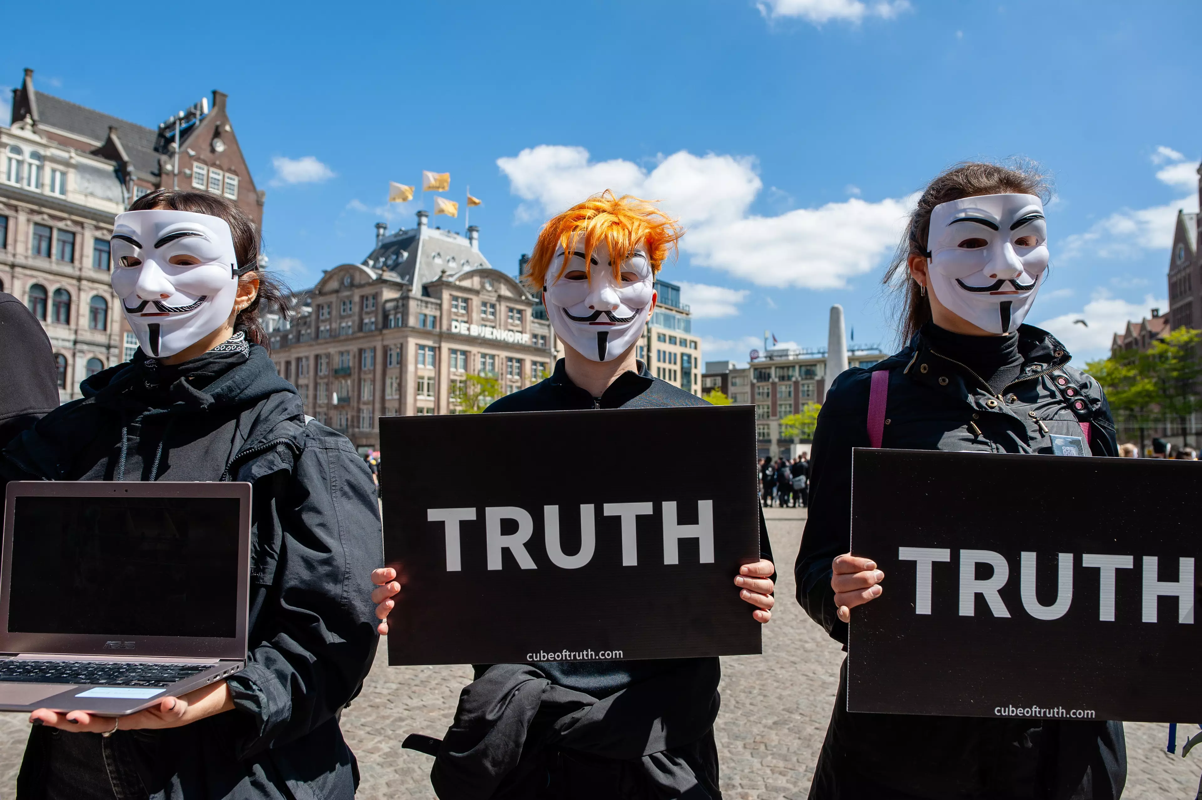 Cube of Truth protests take place all over the world.
