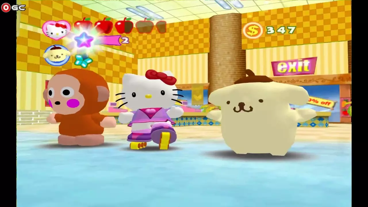 There are countless Hello Kitty video games, including Hello Kitty Roller Rescue! (