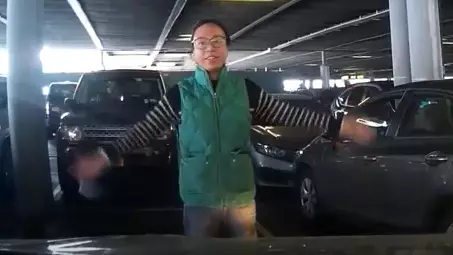Woman Refuses To Move From Parking Space To Save It For Her Dad