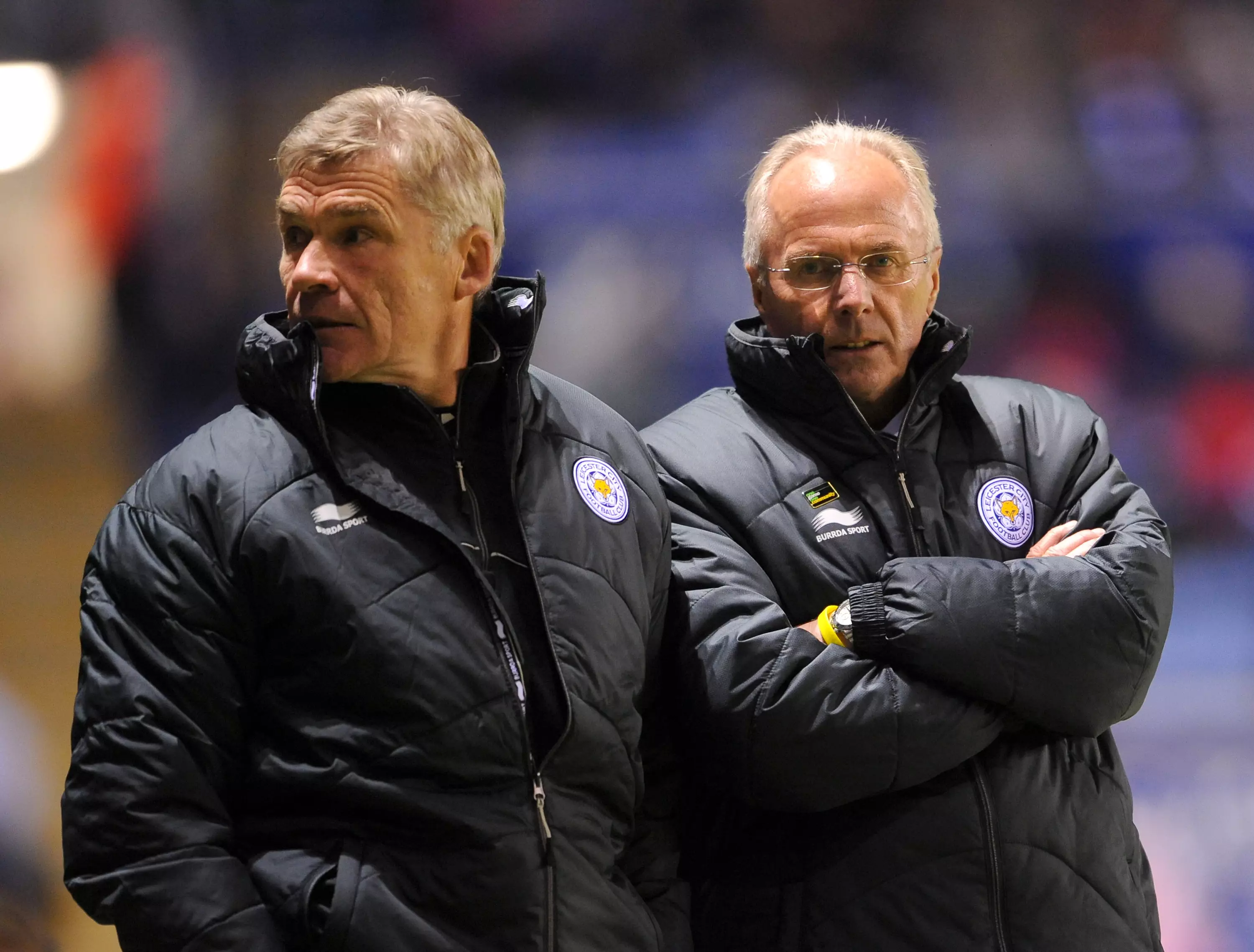 Sven's last role over here was as manager of Leicester City. Image: PA Images