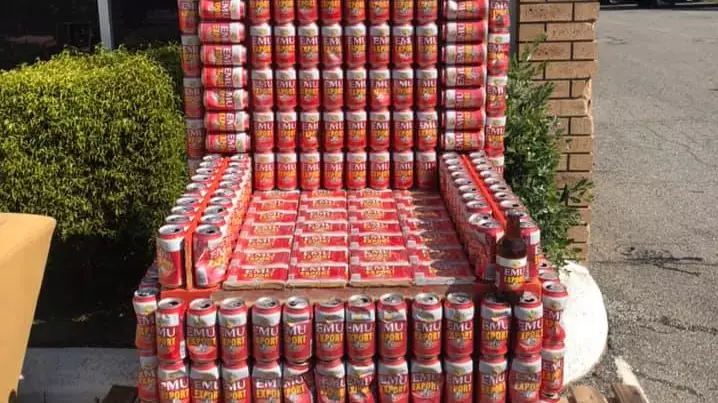 Iron Throne Of Tinnies Is Up For Auction If You're King/Queen Of The Beers