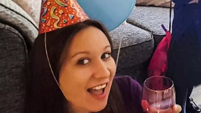 Mum Holds One Woman Party To Celebrate Kids Going Back To School