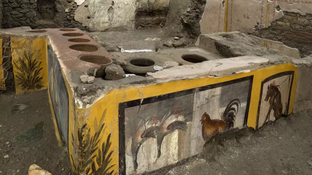 Ancient Street Food Stall Unearthed At Pompeii In Italy