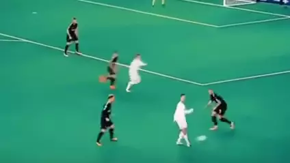 Watch: Cristiano Ronaldo Tries A 'No Look Pass', It Goes Horribly Wrong