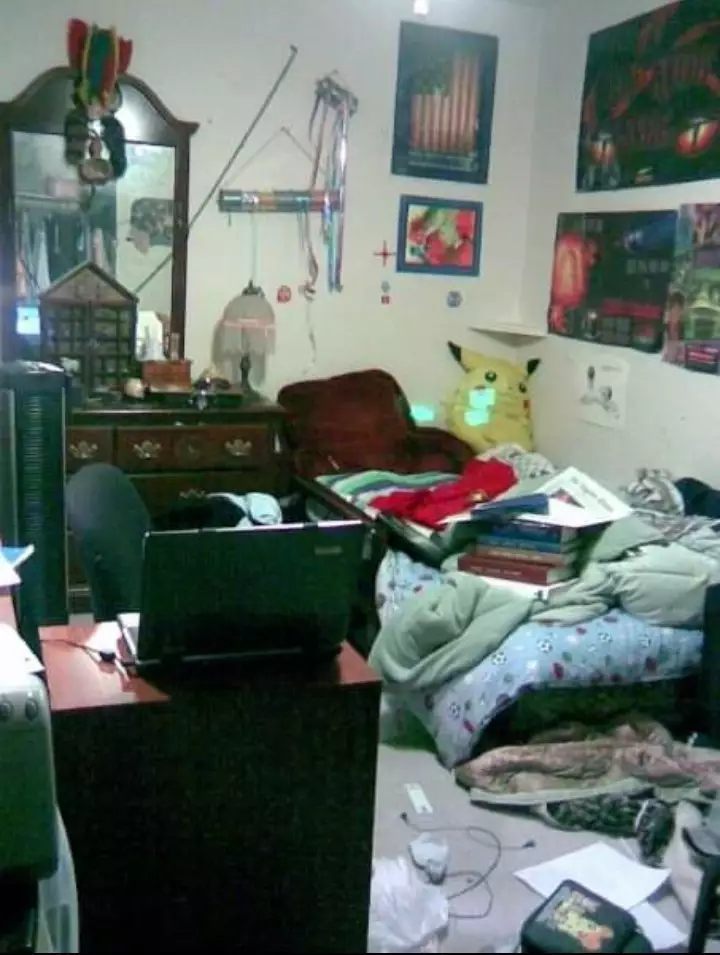 Emily Parkin, from London, sent in an image of her friend's room (