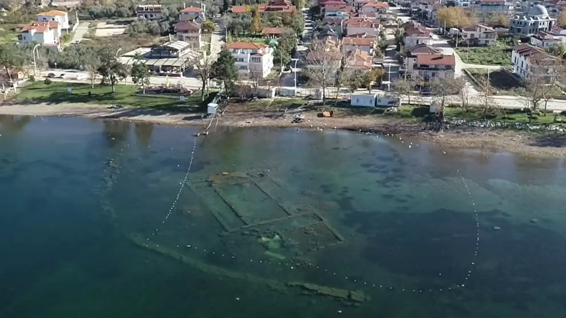 Ruins Of Ancient Church Finally Visible Again As Waters Clear During Lockdown