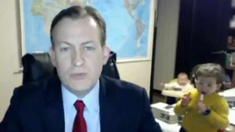 It's Been One Year Since Robert Kelly's Kids Crashed His BBC Interview