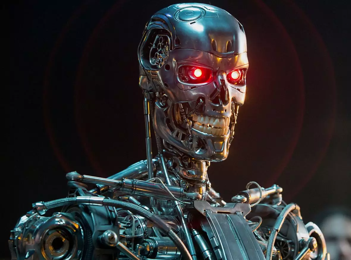The robots are said to be like the Terminator but 'not as violent'.