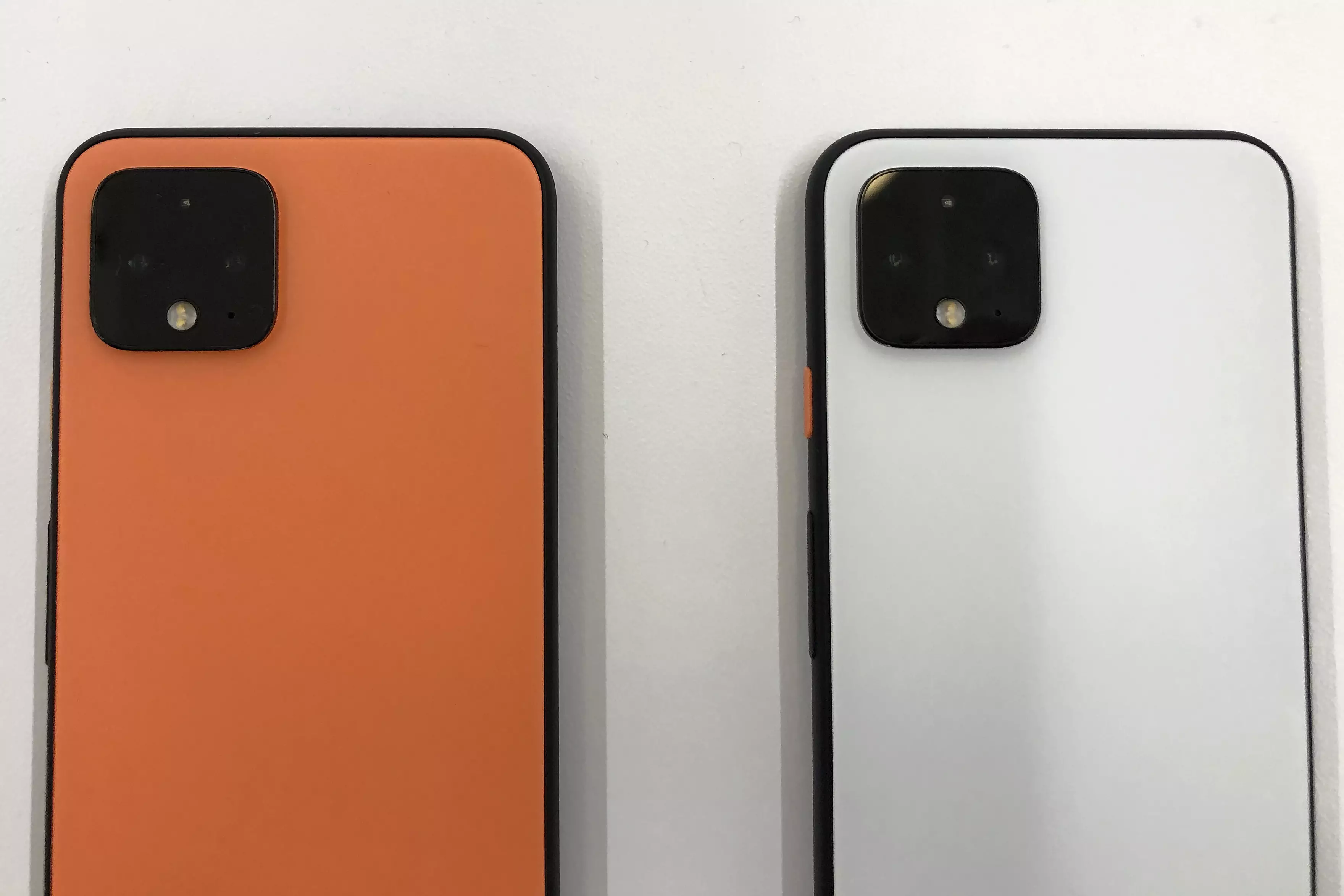 The phone comes in white, black and 'oh so orange'.