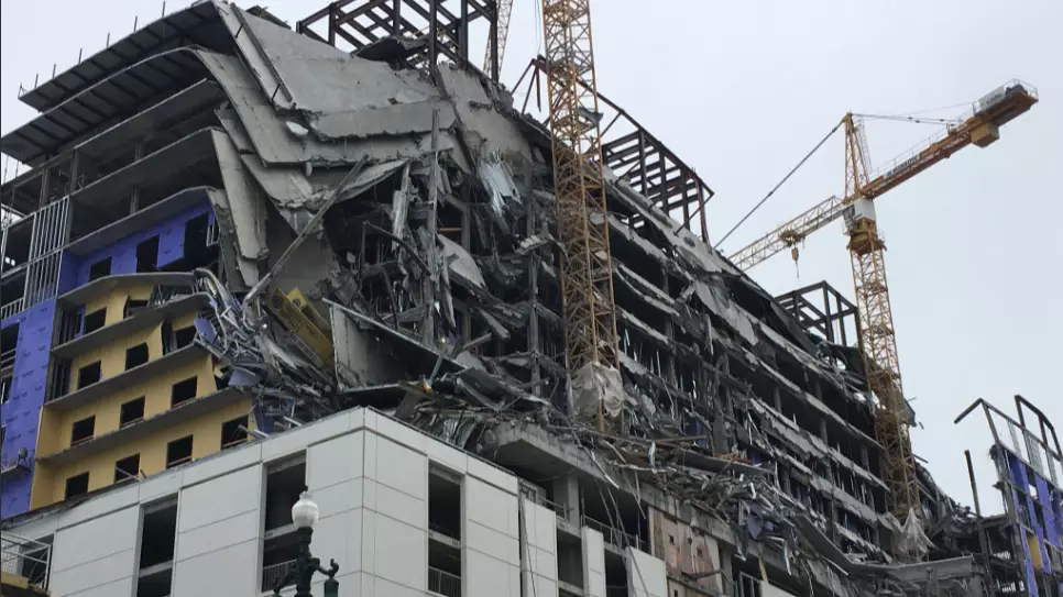 Casualties Reported As Hard Rock Hotel In New Orleans Collapses