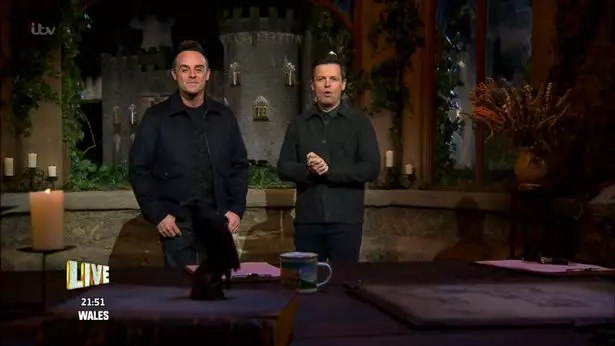Ant and Dec hosted from the I'm a Celeb castle last year (