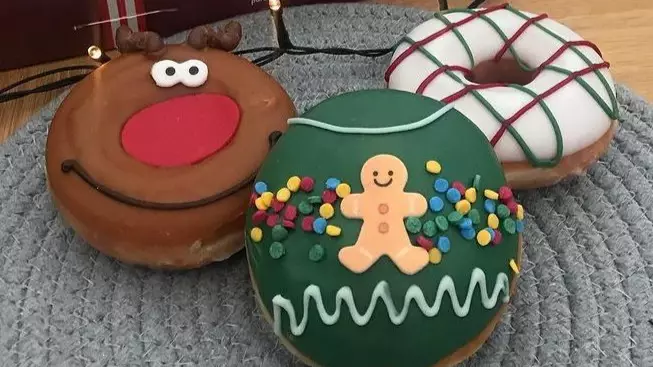 Krispy Kreme Launches Christmas Limited Edition Doughnuts