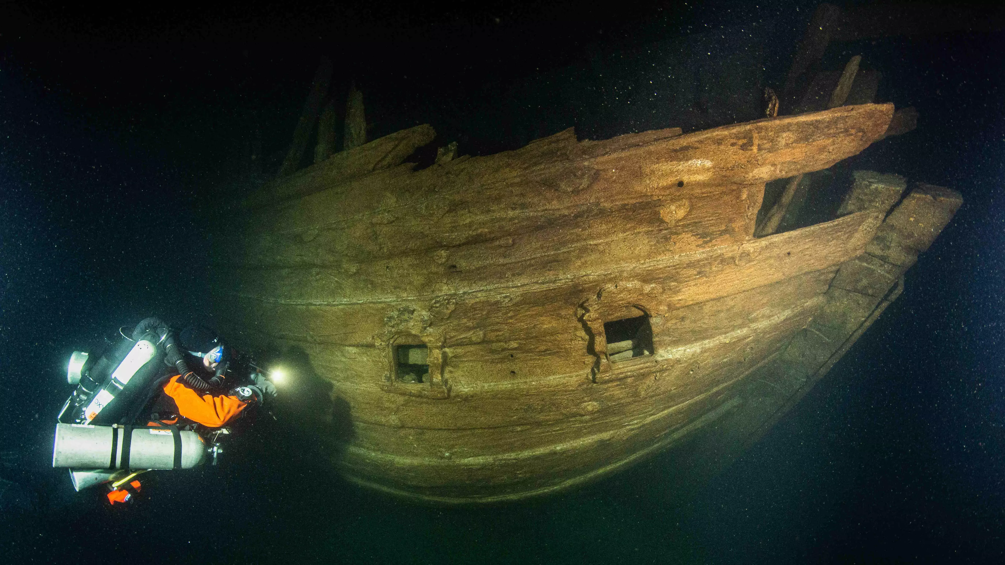 Mysterious Sunken Ship Found In Near-Perfect Condition In The Baltic Sea