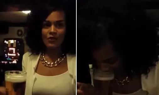 WATCH: Girl Can Chug A Beer In 5.5 Seconds Using No Hands