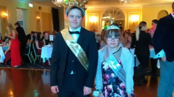 ​Couple With Down Syndrome Crowned Prom King And Queen By Classmates