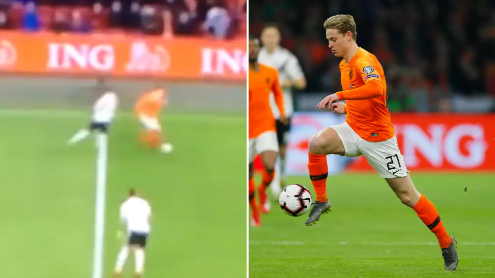 Frenkie de Jong Sent Toni Kroos Spinning Back To Madrid With Outrageous Turn